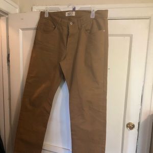 Naked&Famous tan chino